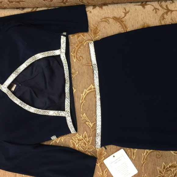 2-piece, Back Cut-out, Blingy Sexy Cruise Dress - Picture 9 of 15